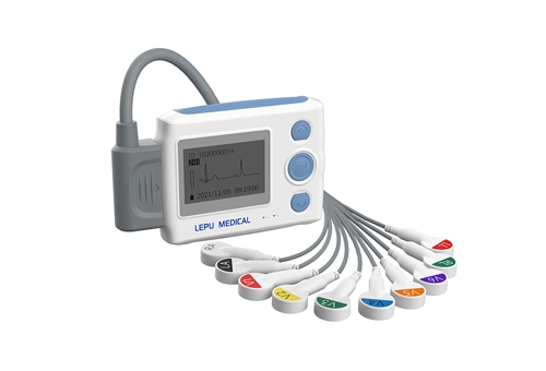 Lepu TH12 Medical Grade Telehealth Draagbare Holter Monitor 24 uur Continu Monitoring Dynamisch ECG