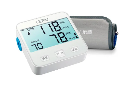 Lepu LBP70C Automatische Bovenarmmanchet Digitale Bloeddruk BP Monitor met Spraakfunctie