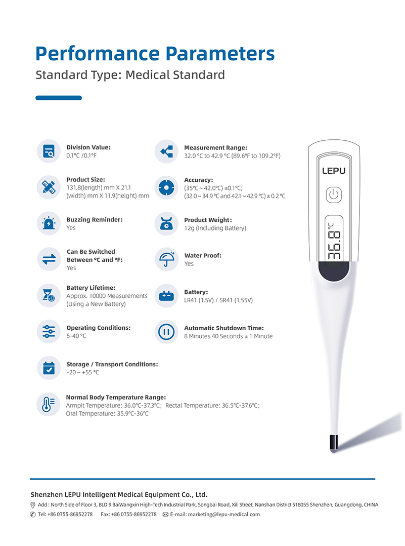 Medical Oral Thermometer