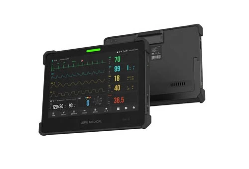 Lepu Medical Grade AIView VX Tablet Vital Signs Monitor Patiënt Monitor Draagbare Multiparameter Monitor met Aanraakscherm voor Ziekenhuiskliniek Ward en Thuisgebruik